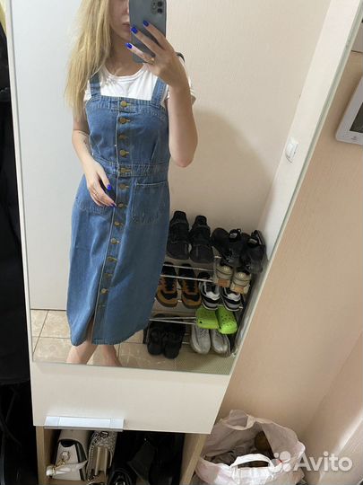 Джинсовый сарафан