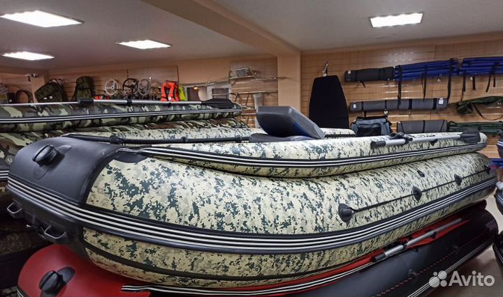 Лодка mishimo family lite DF 370 пиксель