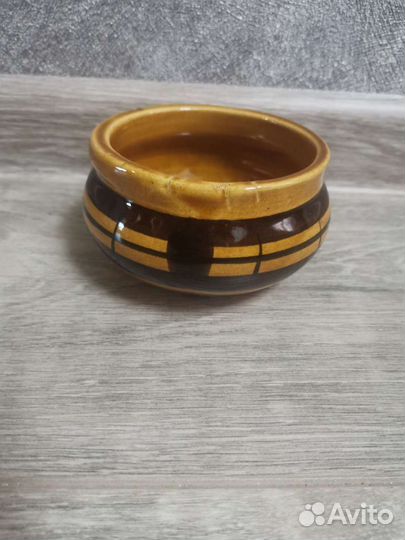 Салатник керамический горшок