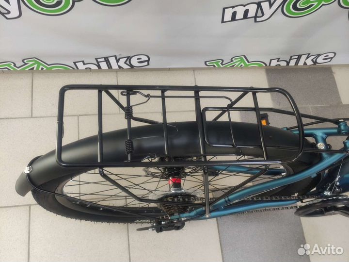 Новый алюминиевый с багажником велосипед