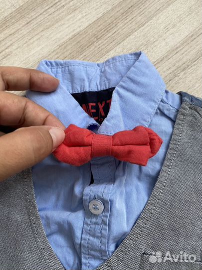 Рубашка с жилетом next