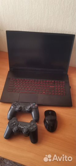 Игровой ноутбук msi 17.3 nvidia rtx 3050, ram 16gb