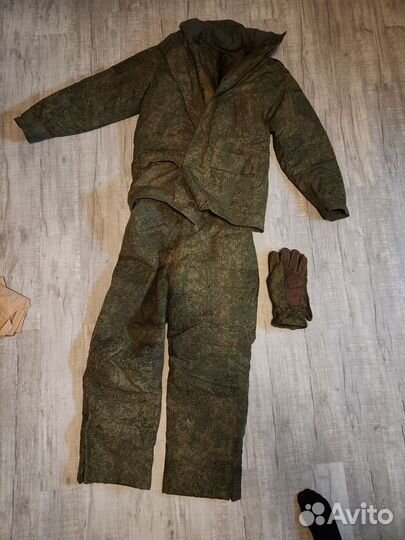 Зимняя форма, бушлат, ватники, пеичатки. хб