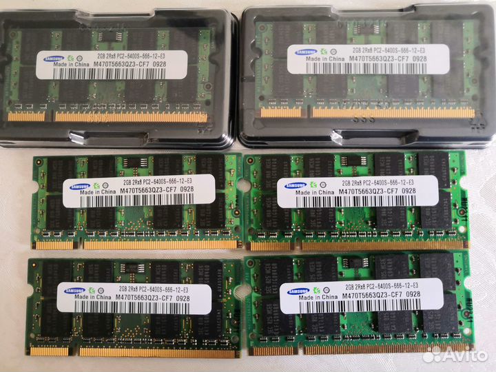 Память озу ноутбука DDR2-2GB (Samsung)