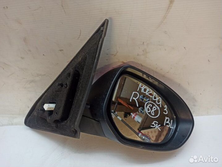 Зеркало боковое переднее правое Mazda 3 BL ZY-VE