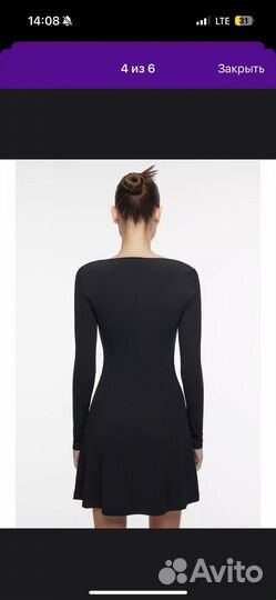 Платье befree черное женское