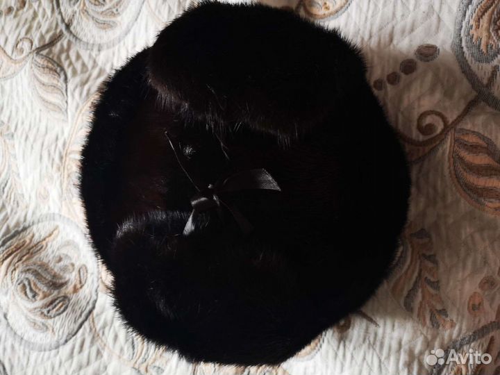 Норковая шапка мужская ушанка