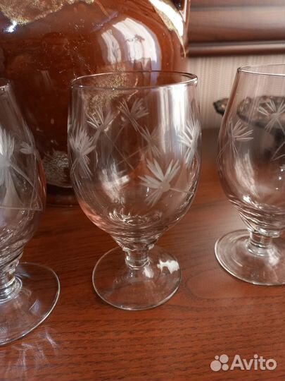 Бокалы фужеры стекло СССР