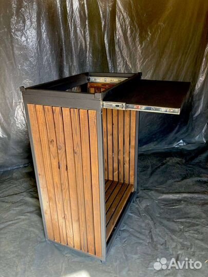 Мангал лофт с крышкой