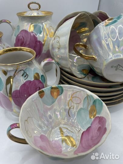 Фарфоровый чайный сервиз дулево СССР (сзр)