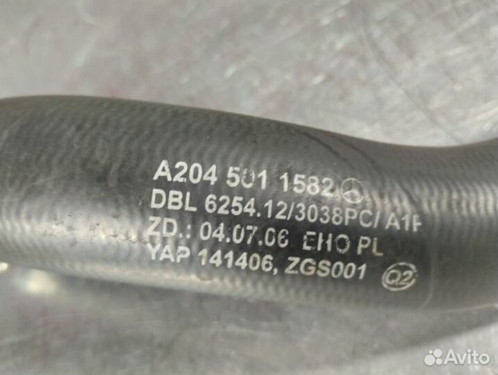 Патрубок (трубопровод, шланг) Mercedes E-Class