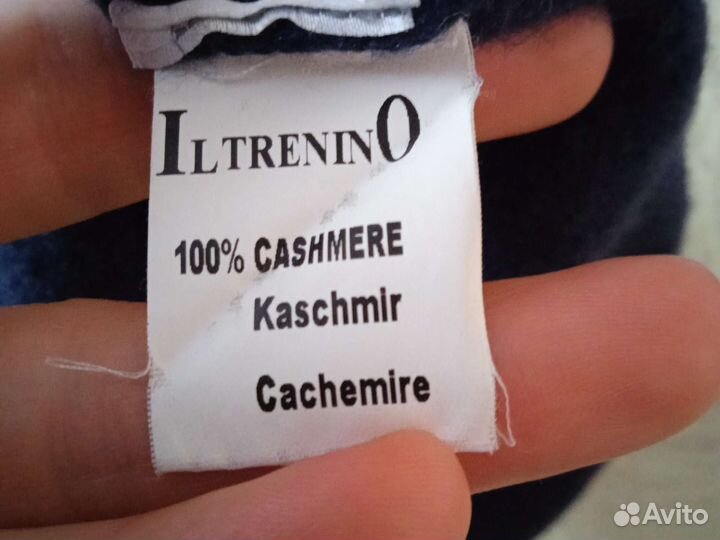 Шапка из чистого кашемира на девочку