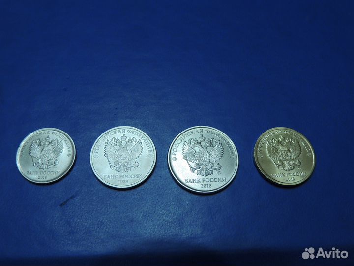 Набор монет 1,2,5, 10 р. (погодовка) 2016-2023 гг