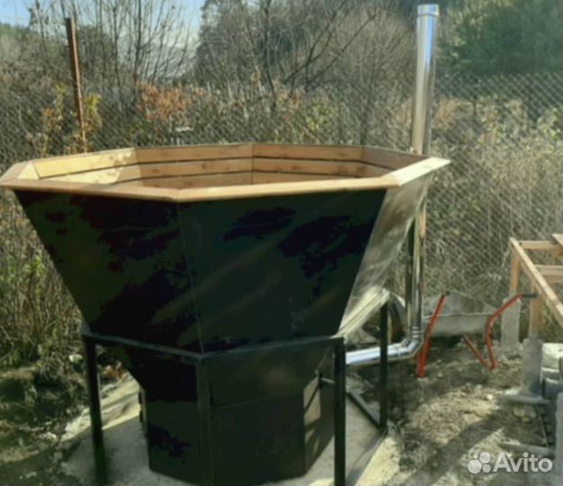 Купель уличная/Банный чан из лиственницы