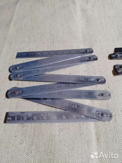 Метр металлический складной СССР