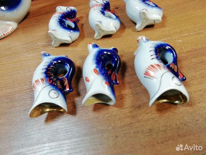 Штоф с рюмками Рыба СССР