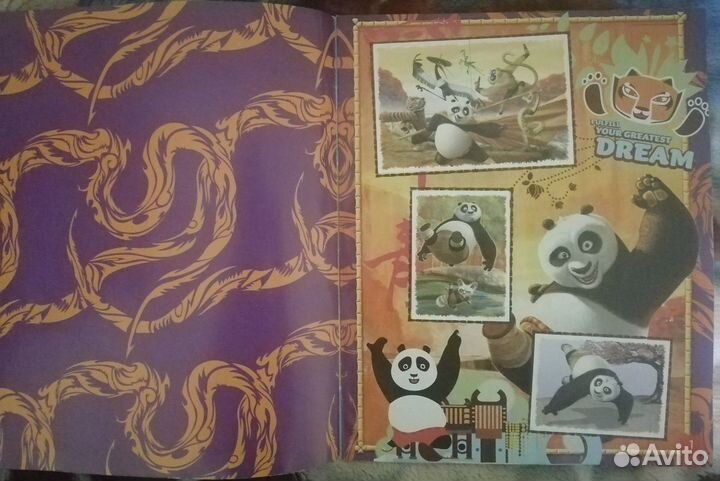 Кунг-фу Панда Журнал для наклеек (полный)