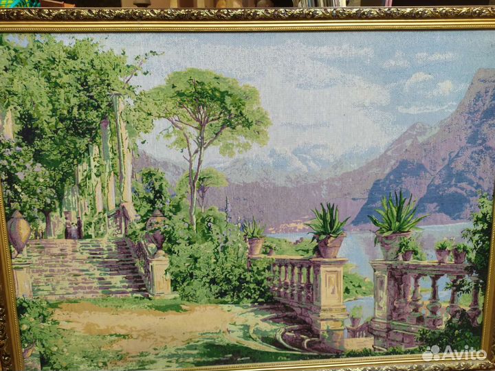 Картины в раме гобелен,вышивка