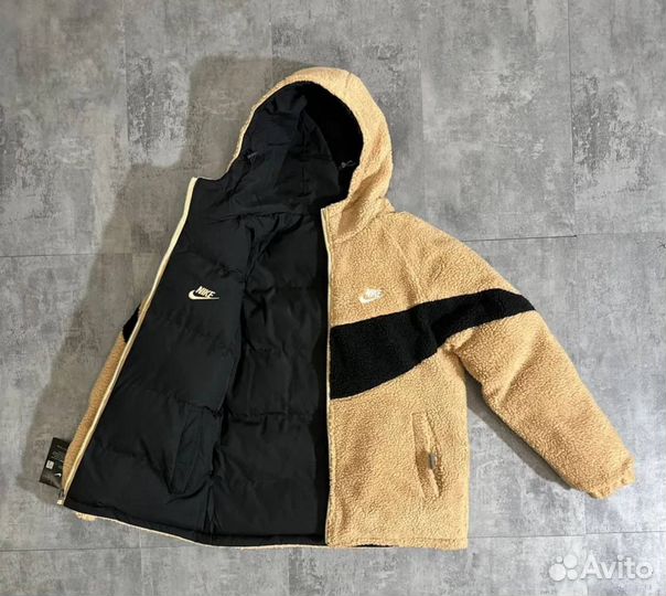 Куртка бомбер барашка Nike