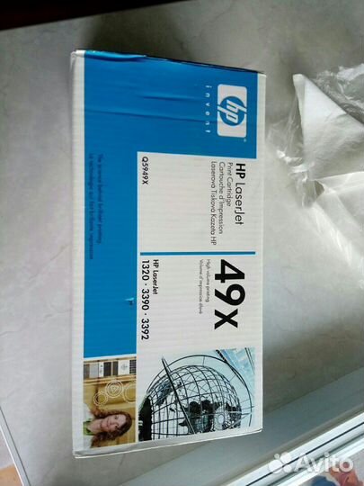 Новый оригинальный картридж HP 49X (Q5949X)