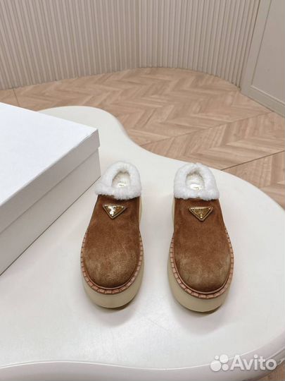 Угги prada на платформе