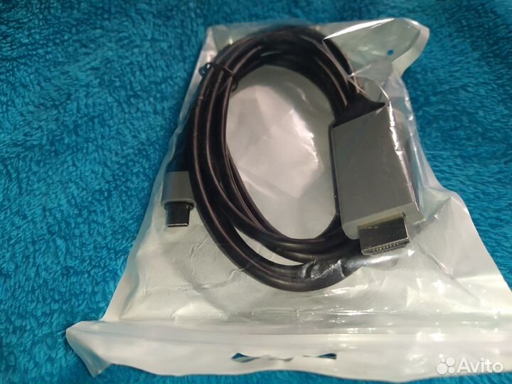 Переходник кабель type c на hdmi для Apple и др