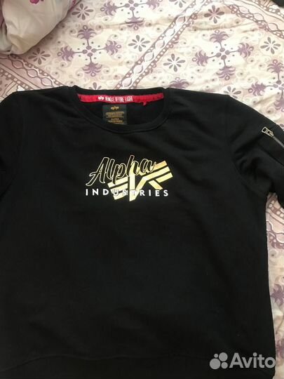 Свитшот alpha industries оригинал