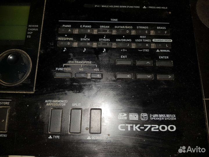 Синтезатор casio ctk 7200