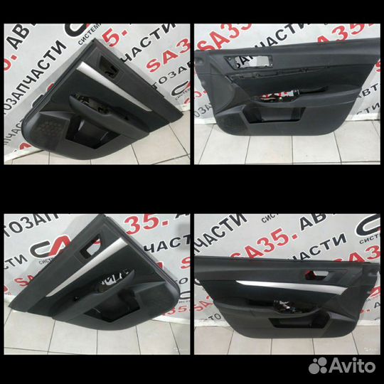 Обшивка карта двери Субару оутбэк легаси б 14