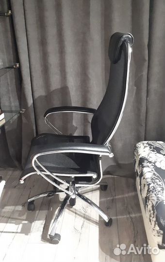 Кресло Метта Samurai S-1.02, сетка, цвет черный