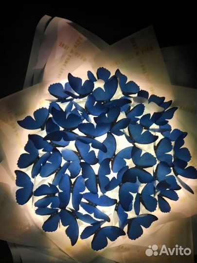 Оригинальные букеты из бабочек