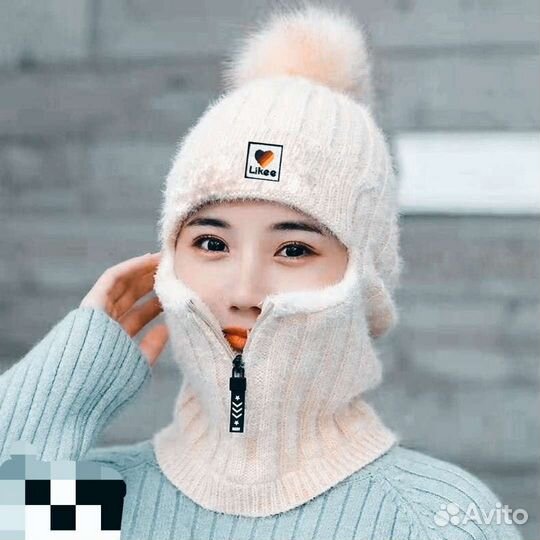 Шапка шлем для девочки новая