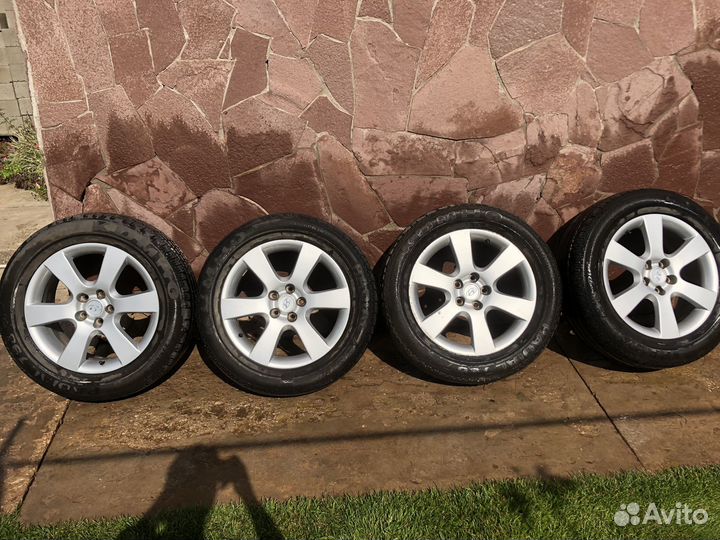 Литые диски r18 на hyundai santa fe