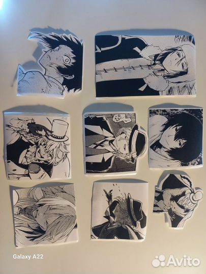 Наклейки из манг