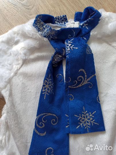 Костюм белого медвежонка, размер 98-104