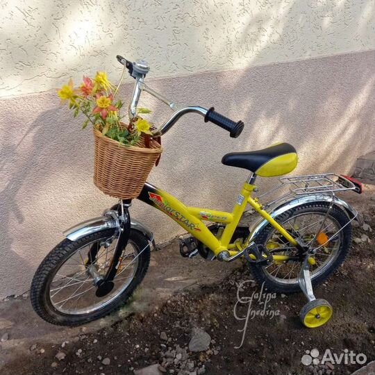 Корзина для детского велосипеда на руль, плетеная