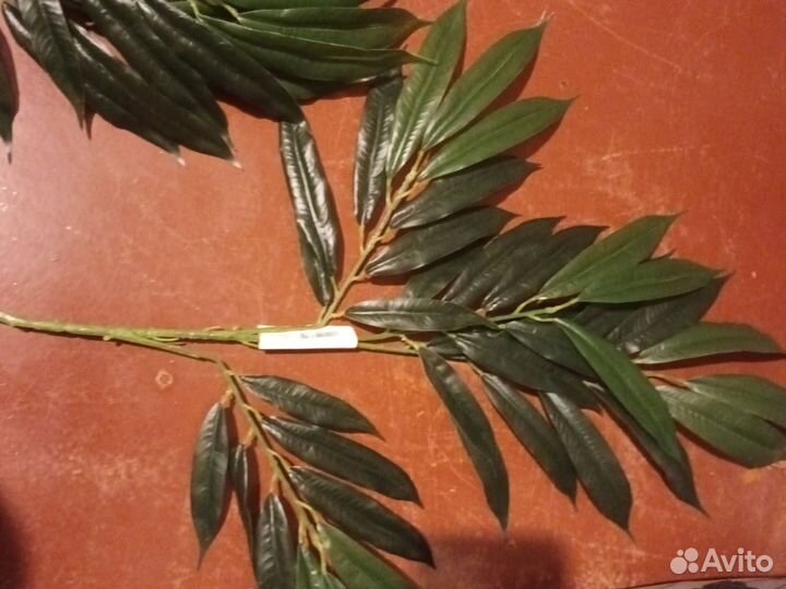 Ветка Ивы искусственная зелень 65см