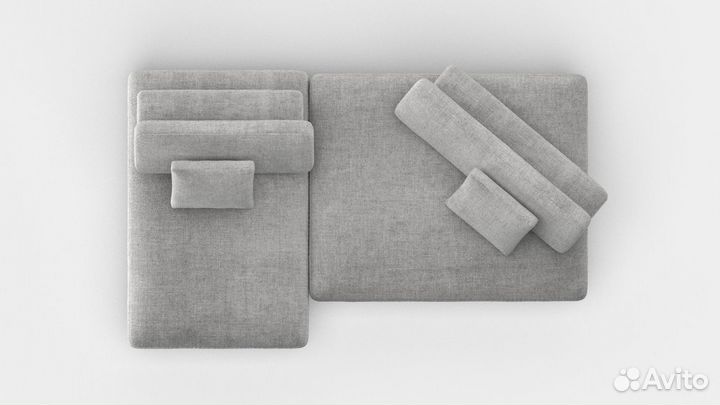 Угловой диван с оттоманкой Weich Tied Дизайнерский