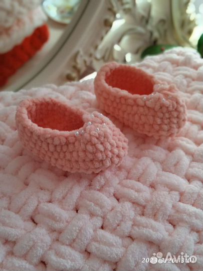 Розовый плед.Плюшевый подарок на Д/Р, Выписку