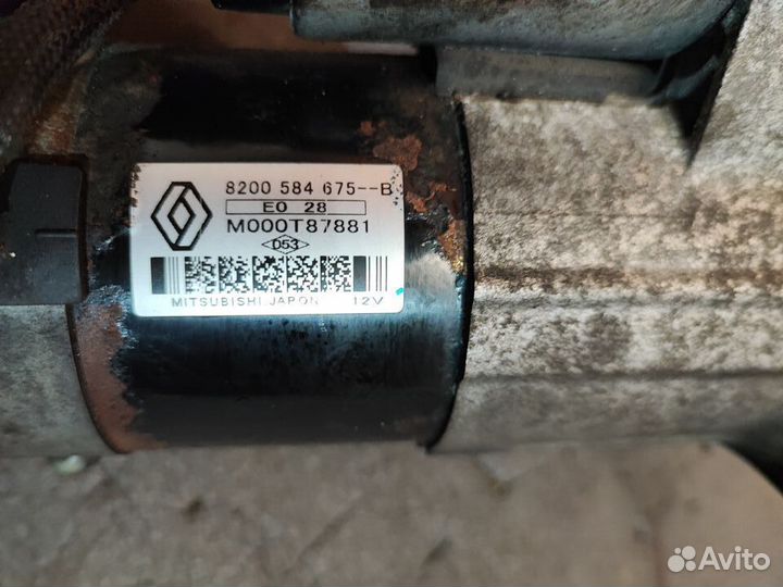 Стартер Nissan Qashqai J10 K9K