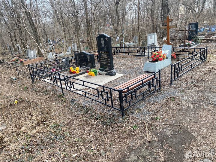 Оградки на кладбище / ритуальные оградки