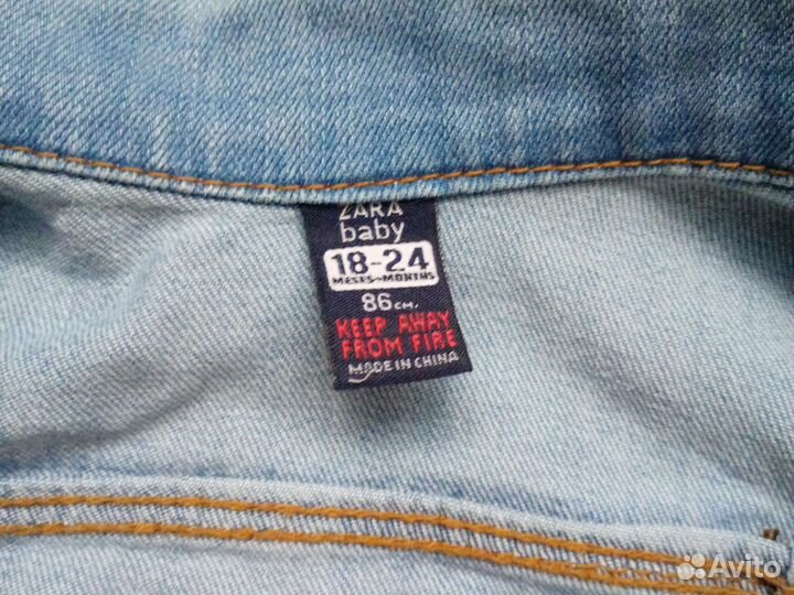 Пиджак Zara джинсовый