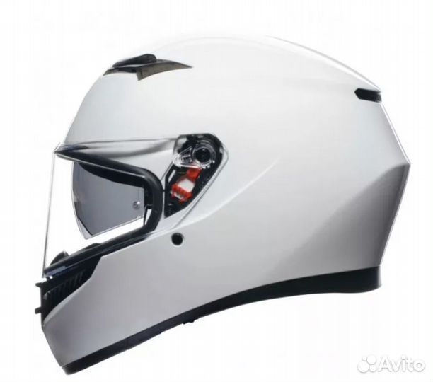 AGV Шлем K-3 E2206 mono seta white XL