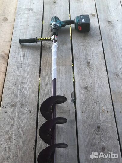 Электробур-шуруповерт для рыбалки nero