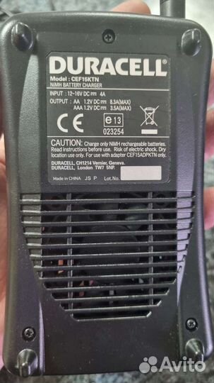 Зарядное устройство duracell Camelion за 2шт