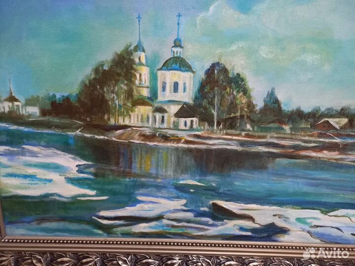 Картина река Тьма, В. Селиверстов, 2018 год