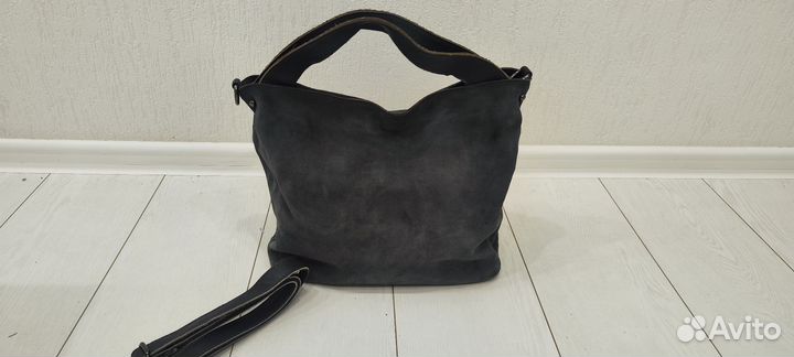 Сумка натуральная замша
