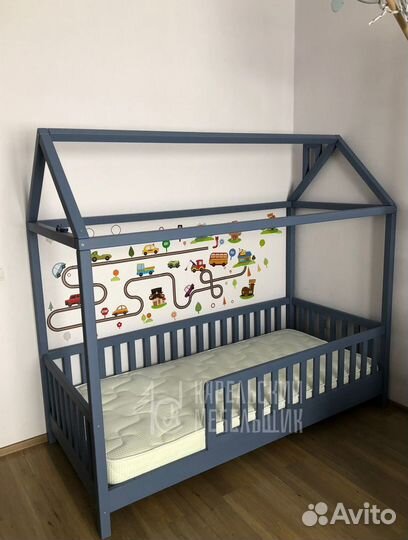 Детская кровать домик 80х160 в наличии