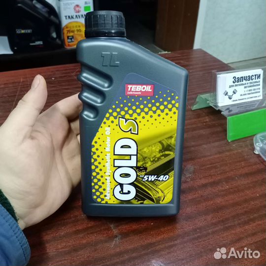 Финское моторное масло gold S 5W40 Teboil