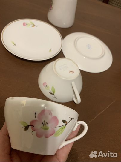 Чайные пары и чашки времен СССР